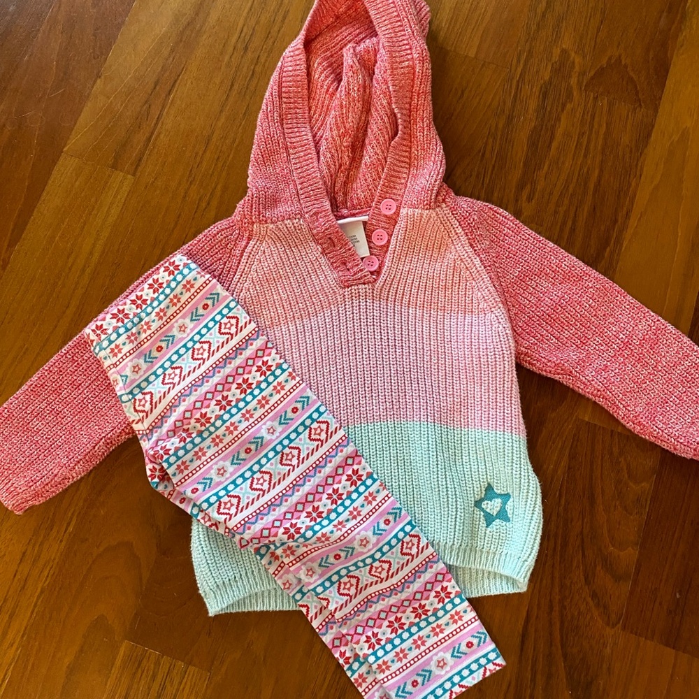 Toddler girl bitty baby outfit, size 3